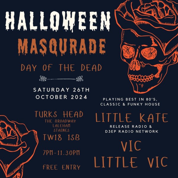 Halloween Masqurade Day Of The Dead Party